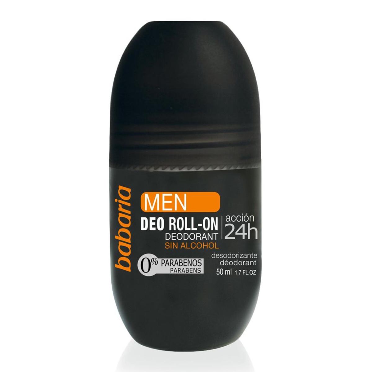 109257_d0039793792425c568bbe8b468d13c42 BABARIA MEN DESODORANTE ROLL ON SIN ALCOHOL ACCION 24H 50ML - Image 1