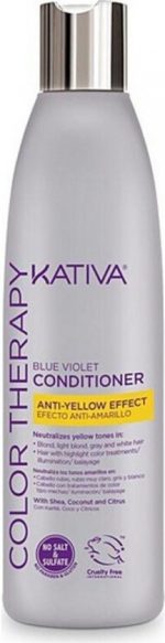 Kleurbeschermende Conditioner Blue Violet Anti-Yellow Effect Kativa (250 ml) - Image 2