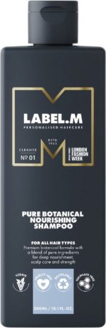 Label.M Pure Botanical Natural Nourishing Shampoo - 300 ml - Normale shampoo vrouwen - Voor Alle haartypes - Image 3