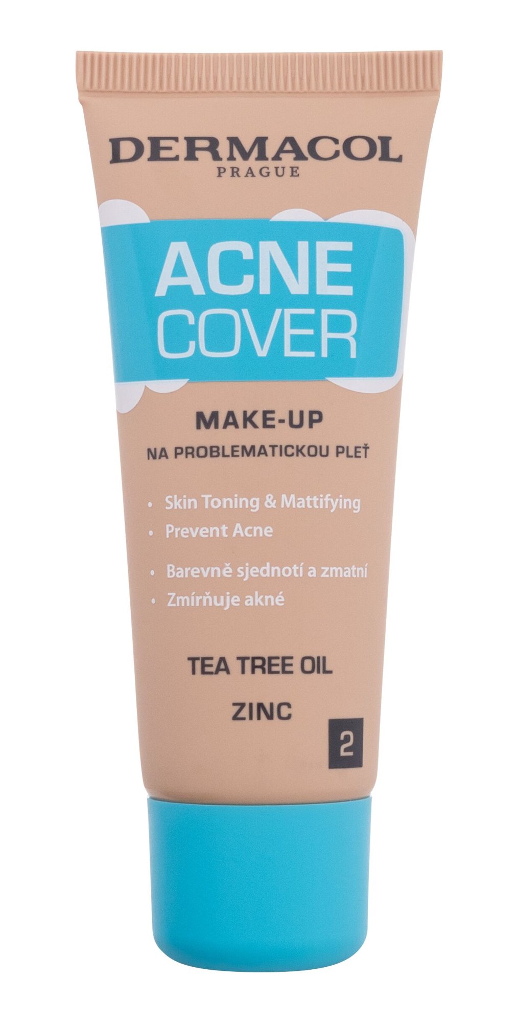 2767815_8b7c7816036b029c173487b7f4ffc094 Dermacol ACNEcover Make-up 02 30 ml - Image 1