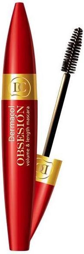 279x840-12 Dermacol - Obsesion Volume & Length Mascara Mascara for volume and length of eyelashes 12 ml Eye Shadow 01 Black - - Image 1