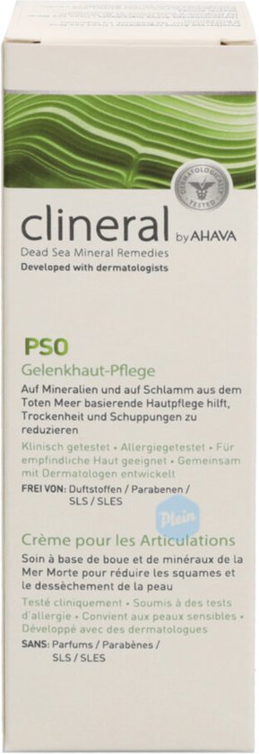 289x840-20 CLINERAL by Ahava PSO Joint Skin Cream 75 ml - Image 1