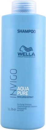 Wella Invigo Balance Aqua Pure Reinigende shampoo 1000 ml - Normale shampoo vrouwen - Voor Alle haartypes - Image 4