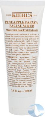 Pineapple Papaya Facial Scrub   Skin peeling with the scent of pineapple and papaya