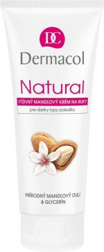 Dermacol - Natural (Dry Skin) Almond Nourishing Hand Cream - 100ml - Image 2