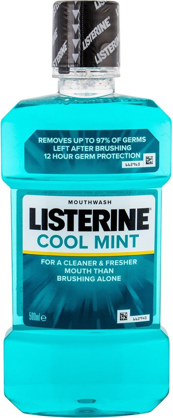 348x840-112 Listerine - Coolmint Mouthwash - 500ml - Image 1