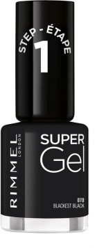 Rimmel Super Gel Nagellak - 070 Black Obsession - Image 2