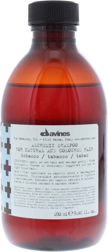 360x840-110 Davines Alchemic Tobacco Shampoo Ref.67209 - Roodbruin Haar 280ml - Image 1