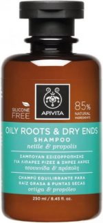 Apivita Oily Roots Dry Ends Shampoo - Image 2