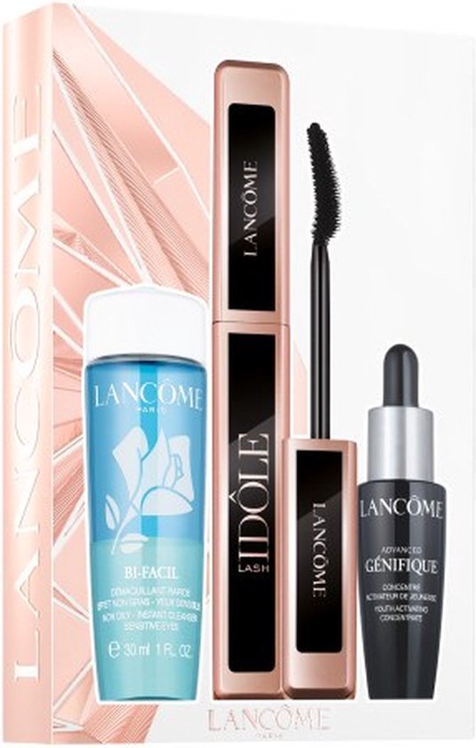 535x840-168 Lancôme Lash Idôle mascara geschenkset met Bi-facil en Genifique serum - Image 1