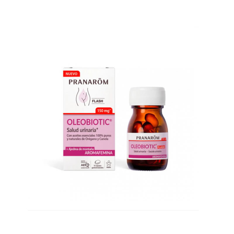 5420008559426 Pranarom Oleobiotic Aromafemina Urinary Health 15 Capsules - Image 1