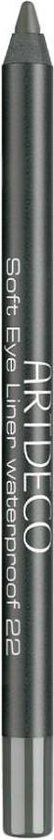 54x840-62 Artdeco Soft Eye Liner Waterproof - 22 Dark Grey Green - Vegan - Image 1