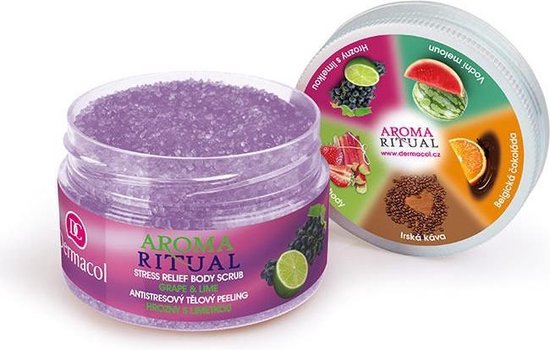 550x350-13 Dermacol - Aroma Ritual Antistress Body Peeling ( Grapes with Lime ) - 200.0g - Image 1
