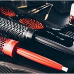 Ronde kwast Termix Profesional Aluminium Zwart (Ø 23 mm)