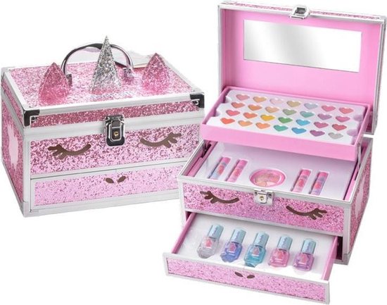 550x433-20 Kinder Make-up Set Martinelia Big Case Briefcase Eenhoorn (38 pcs) - Image 1