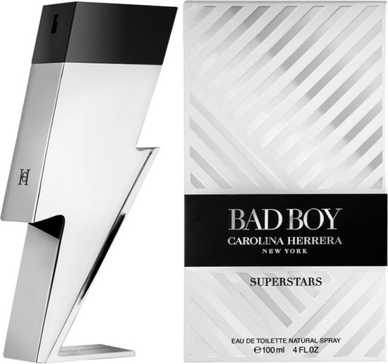 550x517-50 Carolina Herrera Bad Boy Superstars - 100 ml - eau de toilette spray - herenparfum - Image 1