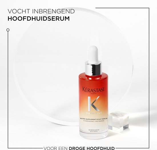 550x528-40 Kérastase Nutritive Nutri-Supplement Scalp Serum voor een droge hoofdhuid - 90ml - Image 1