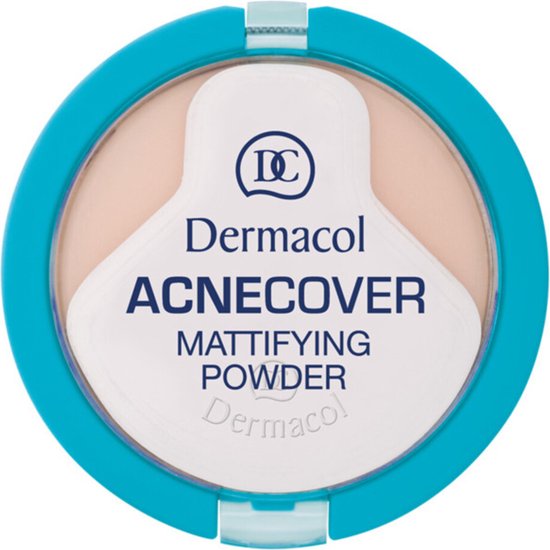 550x550-3555 Dermacol - Acnecover Matte powder for problematic skin 11 g Eye Shadow Porcelain - - Image 1