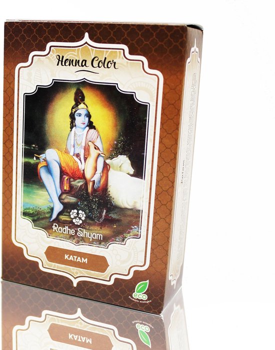 550x699-26 Semi-permanente kleurstof Henna Radhe Shyam Katam (100 g) - Image 1