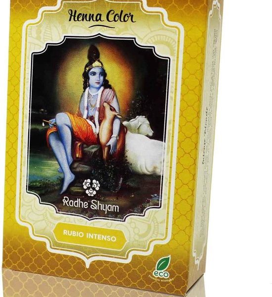 Semi-permanente kleurstof Henna Radhe Shyam Shyam Henna Blond (100 g)