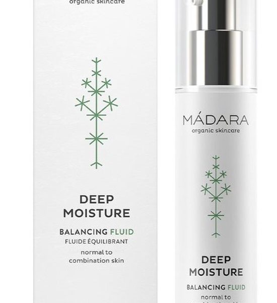 MÁDARA Deep Moisture Fluid 50 ml - hyaluronzuur - vitamine c en e