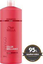 Wella Brilliance Shampoo weerbarstig haar -1000 ml - Normale shampoo vrouwen - Voor Alle haartypes - Image 2