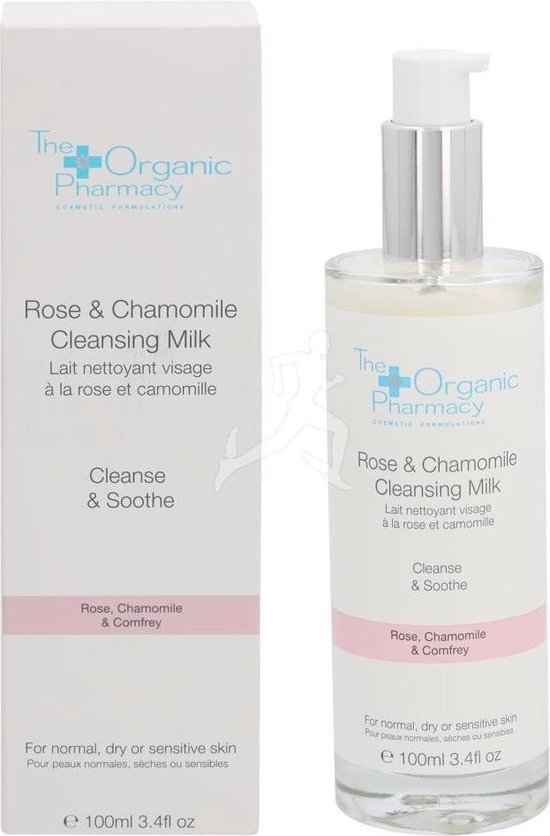 550x836-53 The Organic Pharmacy - Rose & Chamomile Cleansing Milk - 100 ml - Image 1