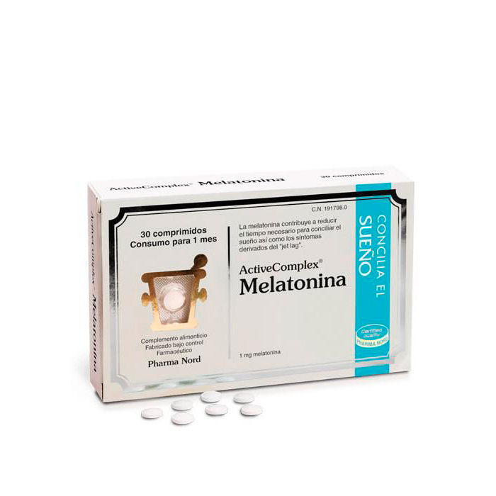 5709976420106_1 PharmaNord Active Complex Melatonin 30 Tablets - Image 1