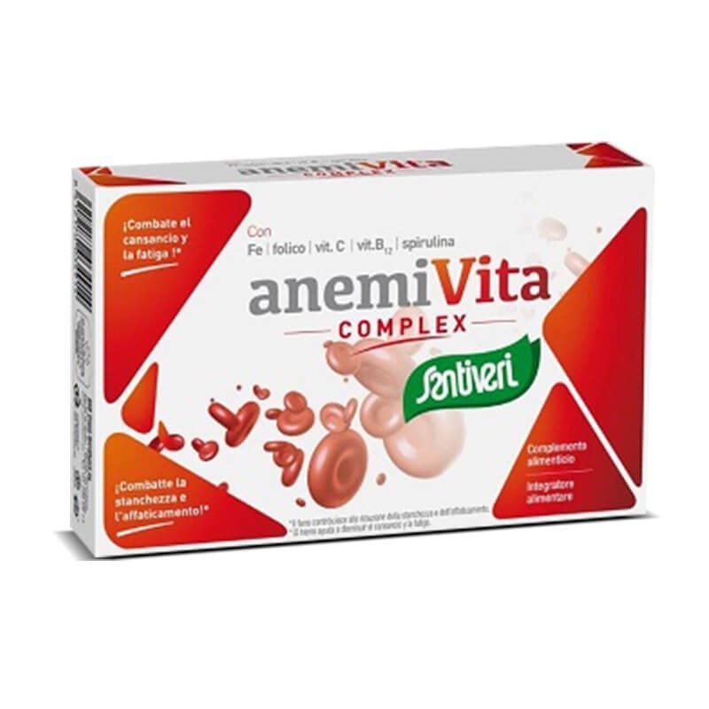 8412170034914 Santiveri Anemivita Complex Iron 40 Capsules - Image 1