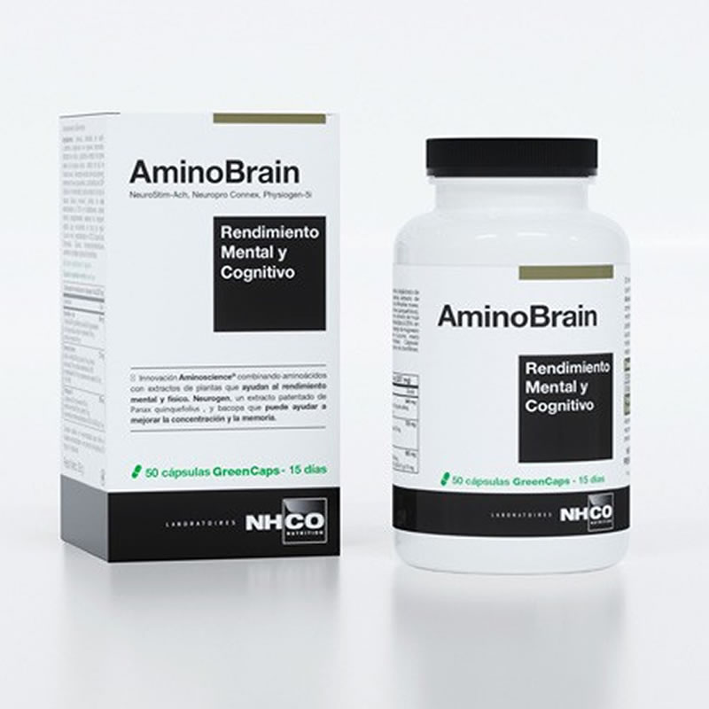 8470002028197 Nhco-AminoBrain - Mental And Cognitive Performance - 50 Capsules - Image 1