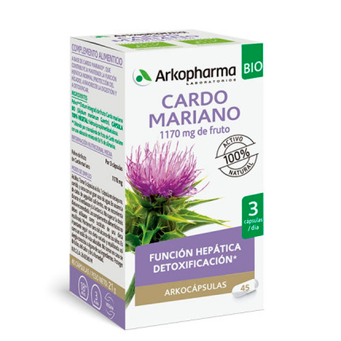 8470007273691 Arkopharma Milk Thistle Capsules - Image 1