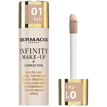 Nis2ZGFYY28waWNnZ29QeUlHSzJ6NTlSQnA4PQ Infinity Multi-Use Super Coverage Waterproof Touch - Vysoce krycí make-up + korektor 20 g - Image 1
