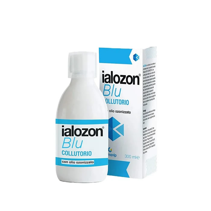 Product_ImageIds_5384011_36133025 Gemavip Ialozon Blue Mouthwash 300ml - Image 1