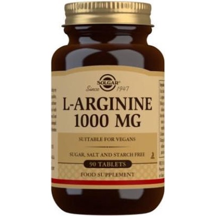 137385_c4deaa2ceb7d21f7d984ebb5d58f9445 Solgar L arginine 1000 Mg Tablets Pack Of 90 - Image 1