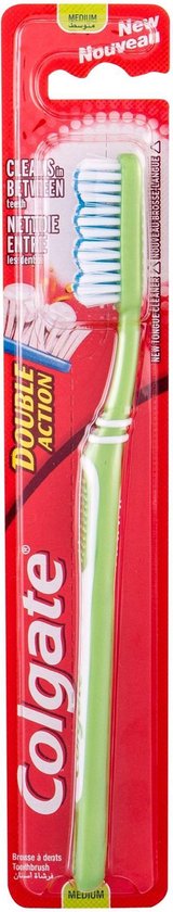 160x840-20 Colgate Tandenborstel Double Action Medium- 1 tandenborstel - Image 1