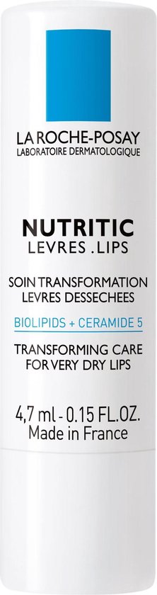 222x840-8 La Roche Posay Nutritic Levres Soin Transformation Levres Stick Droge Lippen 5ml - Image 1