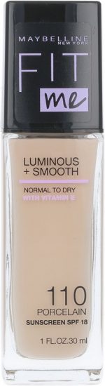 Maybelline - Fit Me Luminous & Smooth Foundation - Porcelain 110 - Image 2