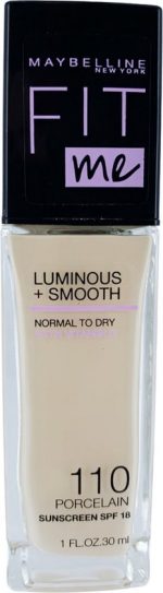 Maybelline - Fit Me Luminous & Smooth Foundation - Porcelain 110 - Image 3