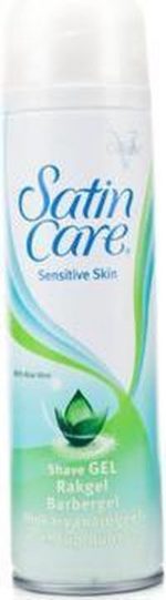Gillette - Satin Care Shave Aloe Vera Gel (Dry Skin) - Shaving Gel - 200ml - Image 3