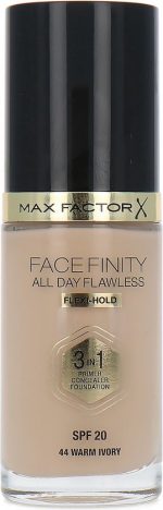 Max Factor Facefinity All Day Flawless 3-In-1 Vegan Foundation 044 Warm Ivory