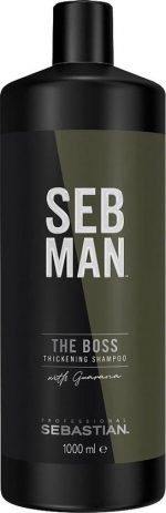 SEB MAN The Boss Thickening Shampoo 50 ml - Normale shampoo vrouwen - Voor Alle haartypes