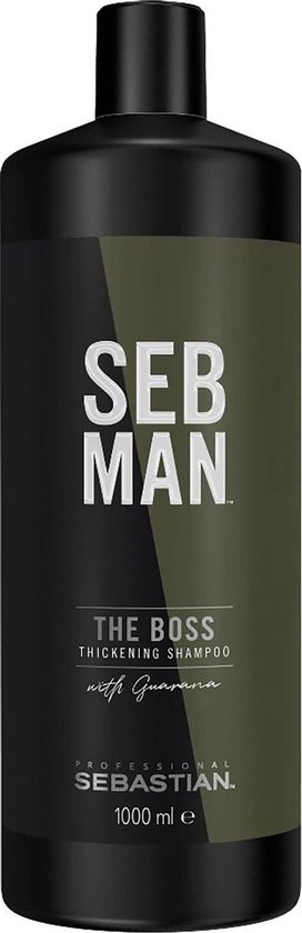 272x840-310 SEB MAN The Boss Thickening Shampoo 50 ml - Normale shampoo vrouwen - Voor Alle haartypes - Image 1