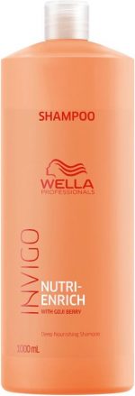 Wella Invigo Nutri Enrich Shampoo 1000 ml - Normale shampoo vrouwen - Voor Alle haartypes