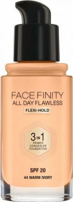 Max Factor Facefinity All Day Flawless 3-In-1 Vegan Foundation 044 Warm Ivory - Image 2