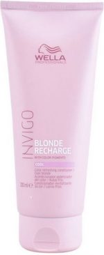 Conditioner voor Droog Haar Invigo Blonde Recharge Wella (200 ml) - Image 2