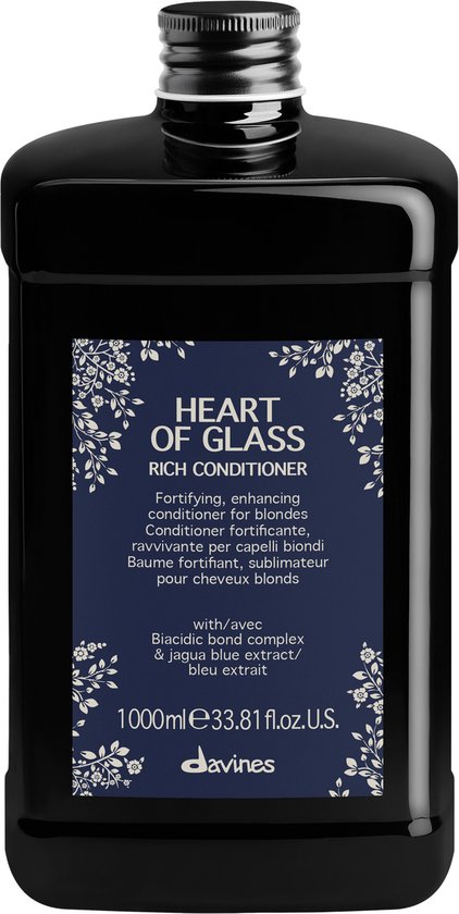 422x840-63 Davines Heart Of Glass Rich Conditioner 1000ml - Image 1