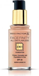 Max Factor Facefinity All Day Flawless 3-in-1 Liquid Foundation - 045 Almond - Image 4