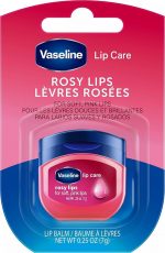 Vaseline lip care - rosy lips therapie - lip balsem 7 g - handig pocket potje - afsluitbaar 3 x 1.5 cm - lippenbalsem -l