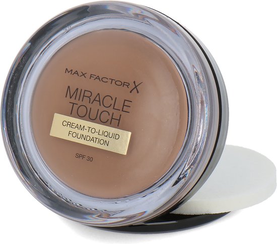 550x485-243 Max Factor Miracle Touch Foundation - 083 Golden Tan 11,5 g - Image 1
