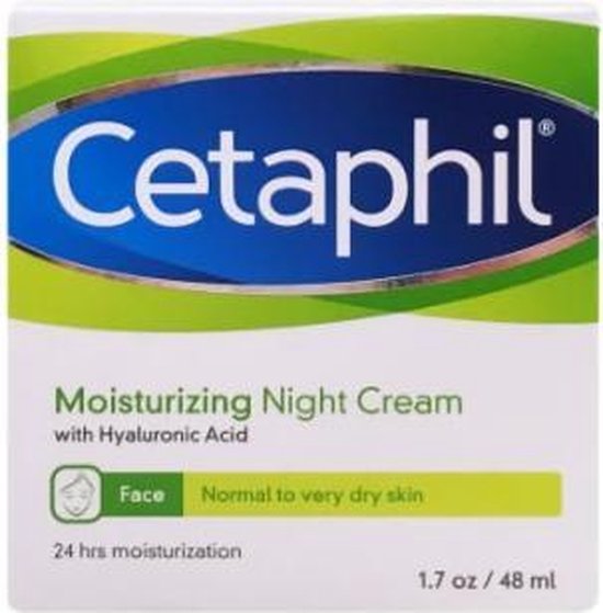 Cetaphil Facial Moisturizing Night Cream Normal  Dry Skin 48ml